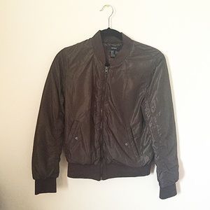 Olive Green Bomber Jacket