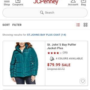 Black plus coat w/free gift
