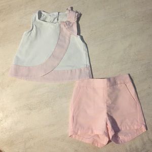 Janie and Jack shirt/ shorts
