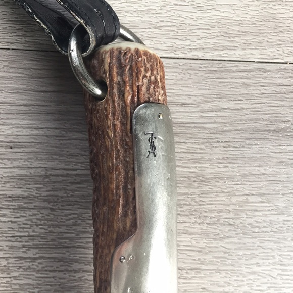 Yves Saint Laurent Mombasa Deer Horn Bag - Picture 3 of 4