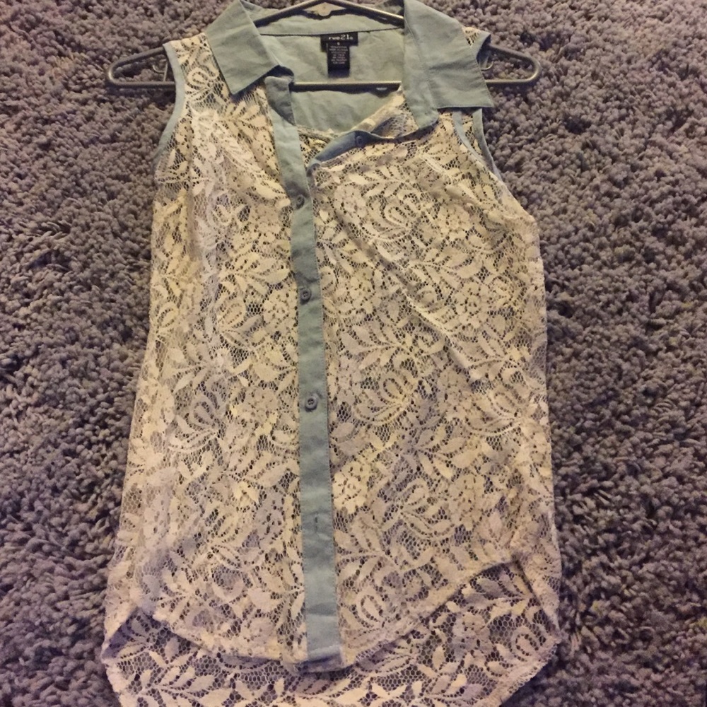 Lace tank