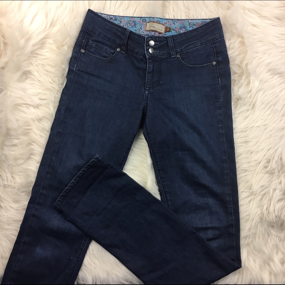 Paige Hidden Hills Straight Leg Jeans - Picture 2 of 4