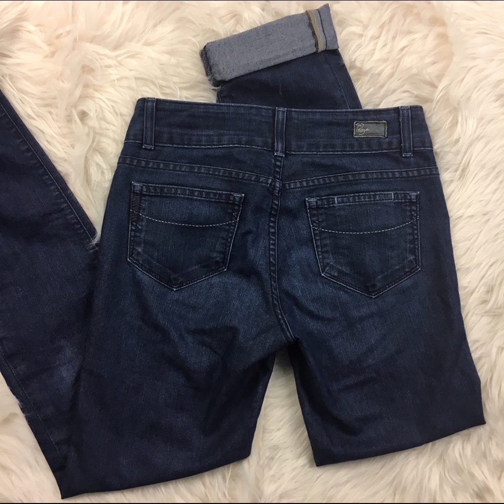 Paige Hidden Hills Straight Leg Jeans - Picture 3 of 4