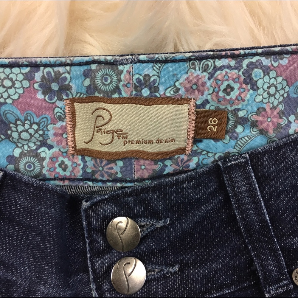 Paige Hidden Hills Straight Leg Jeans - Picture 4 of 4