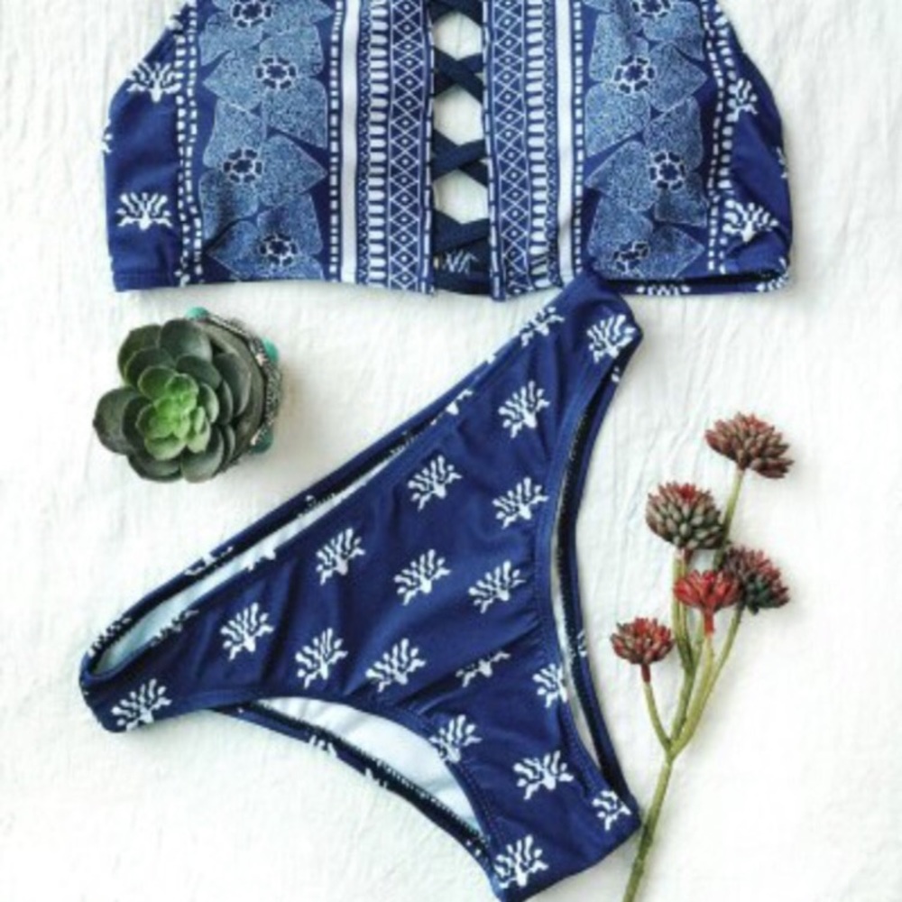 TWO CHEEKY BATHING SUIT BOTTOMS