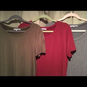 Set of 3 Soft Basic Tees