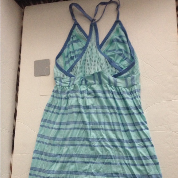 Splendid blue multi striped chemise slip-NWT! - Picture 3 of 3