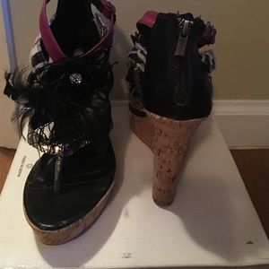 Fun wedges. Never get to  wear