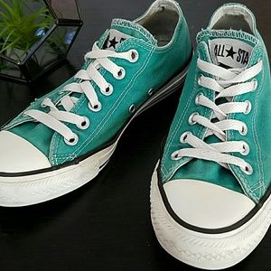 Converse All-Star teal sneakers