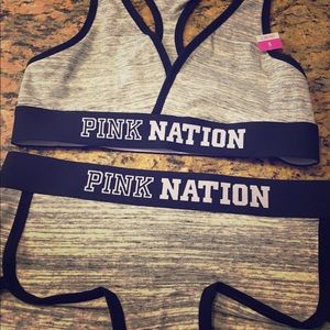 Victoria's Secret Pink bra top and panty