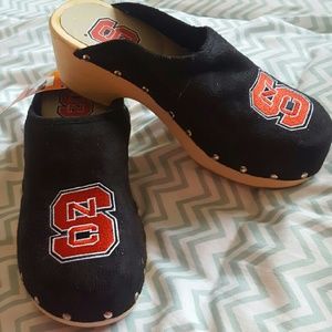 NC State clogs