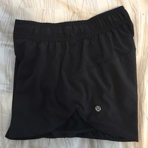 Lululemon athletic shorts.