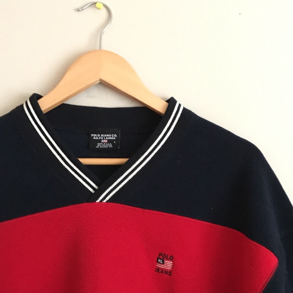 POLO JEANS CO. RALPH LAUREN FLEECE SWEATER
