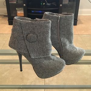 Black and Grey Booties