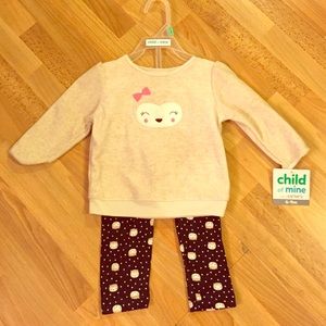 NWT Carters girls 6-9 mos outfit