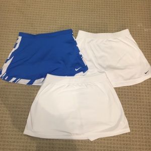 3 kids nike dri fit skirts