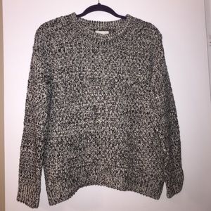 H&M grey and black knit sweater