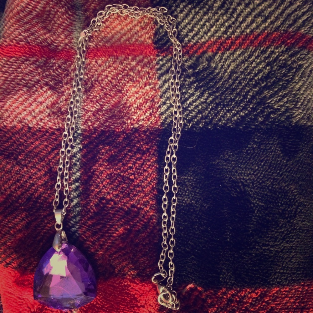 Purple Jewel Necklace