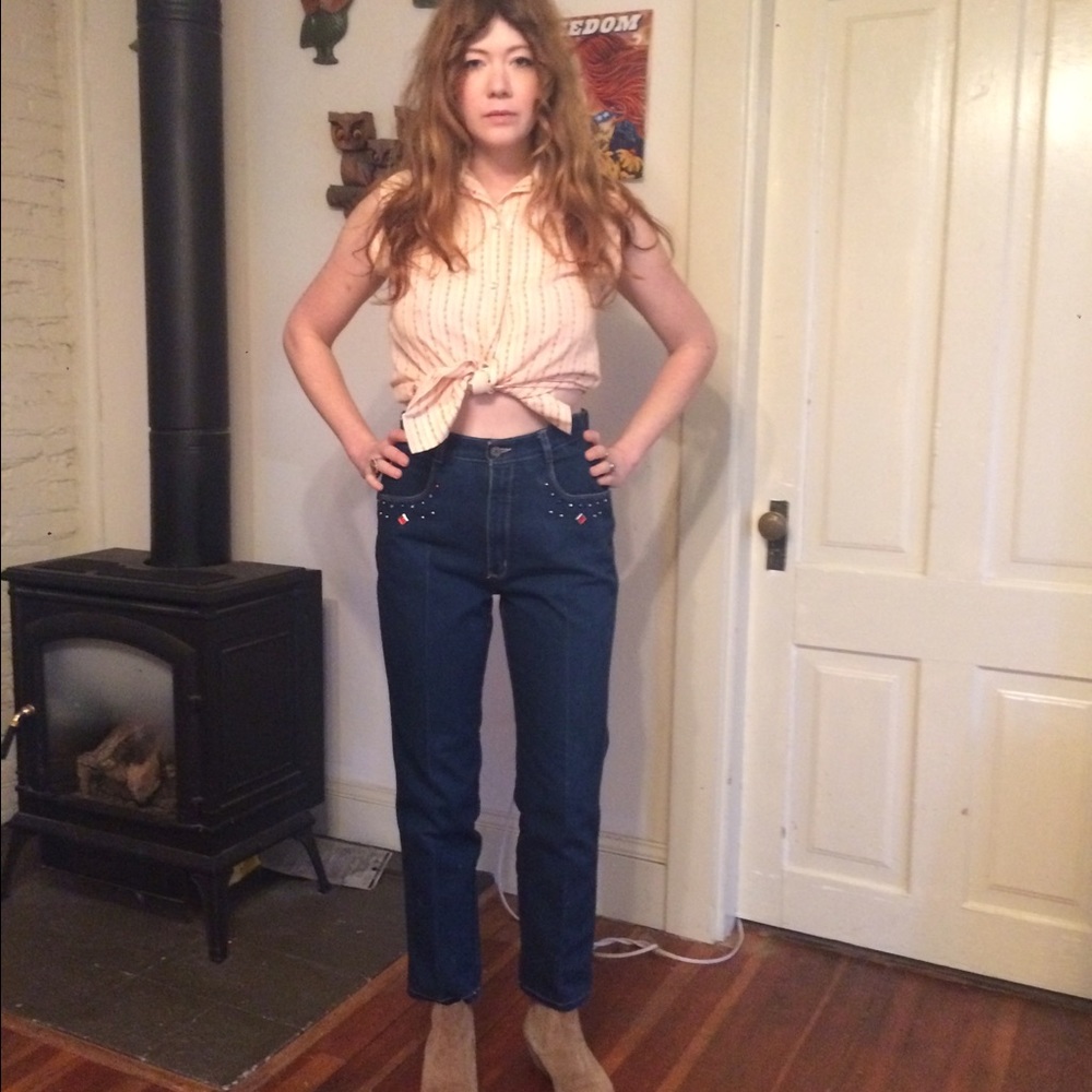 Braxton vintage western bedazzled jeans