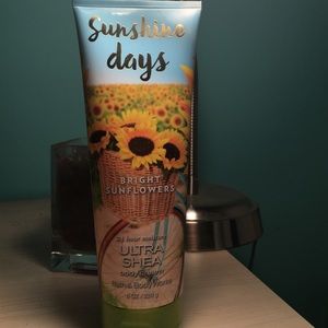 Sunshine days 24 hour moisture shea body cream