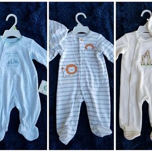 Little Me footie sets