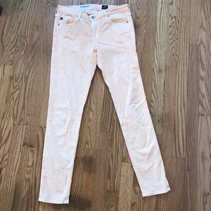 Pale Orange Skinny Jeans