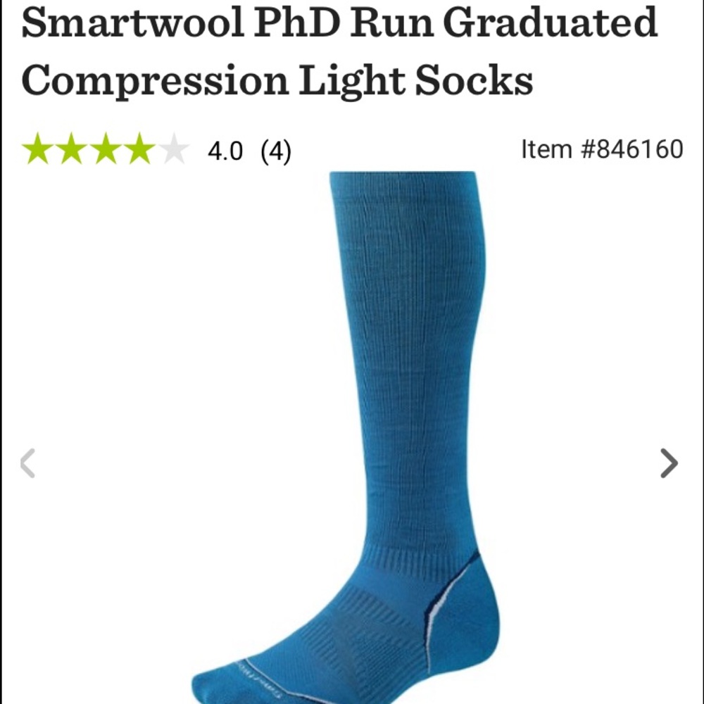 Smartwool Compression knee high socks PHD blue S