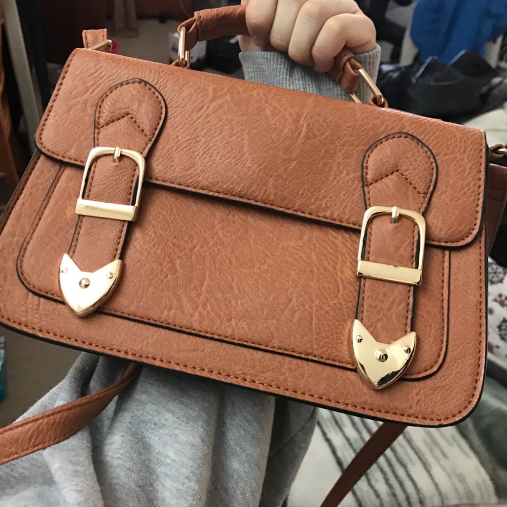 Brown Crossbody Satchel