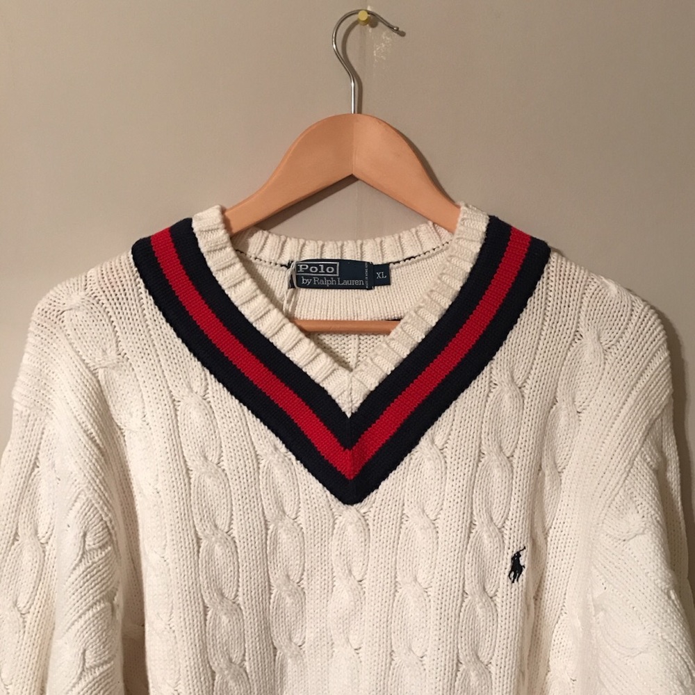 POLO RALPH LAUREN WOOL CRICKET SWEATER