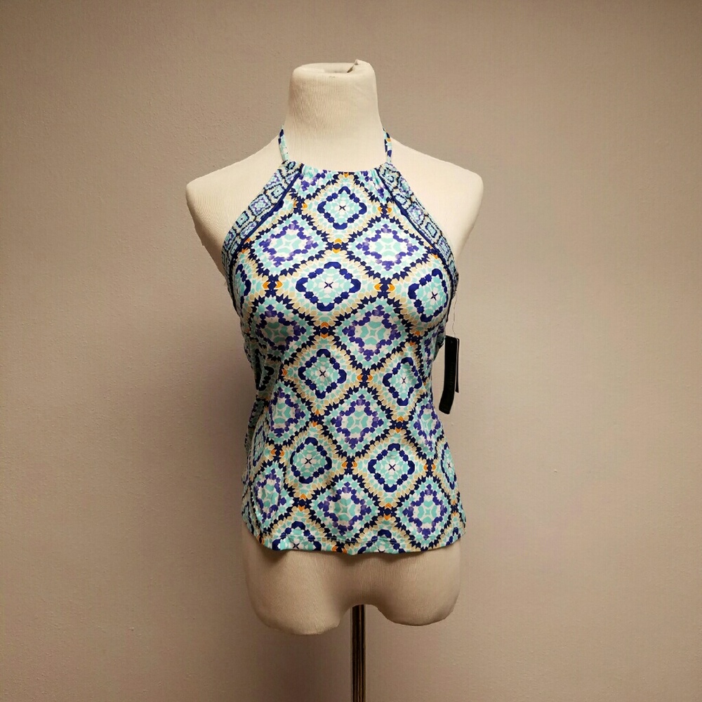 NWT Laundry by Shelli Segal Swim top Sz M