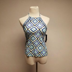 NWT Laundry by Shelli Segal Swim top Sz M
