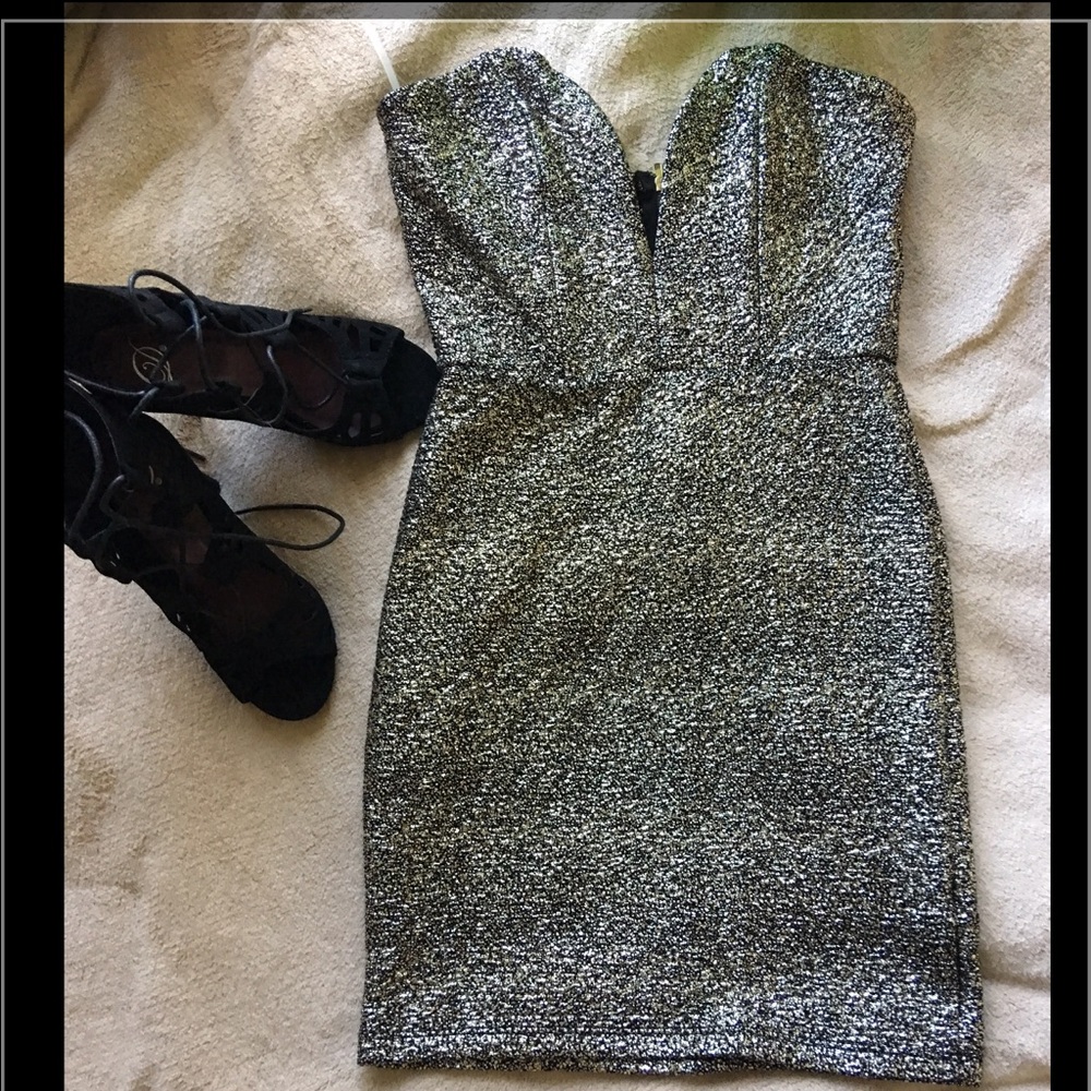 Black and gold Party Dress