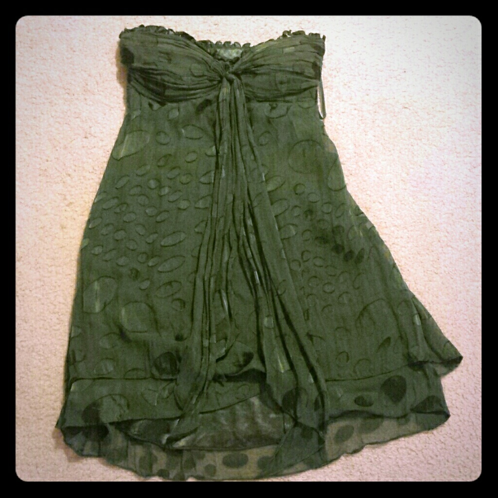 Arden B strapless dress