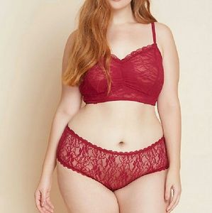 Lovesick/Torrid bralette and panty set