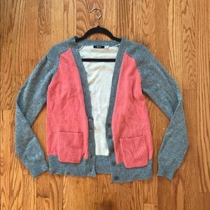 Grey and Pink OU Cardigan