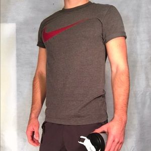 Grey Nike shirt