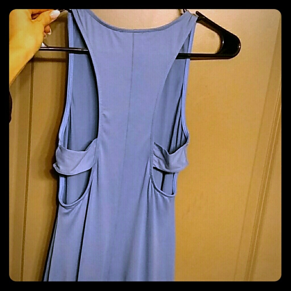 NWOT GB blue bodycon drrss with cutouts