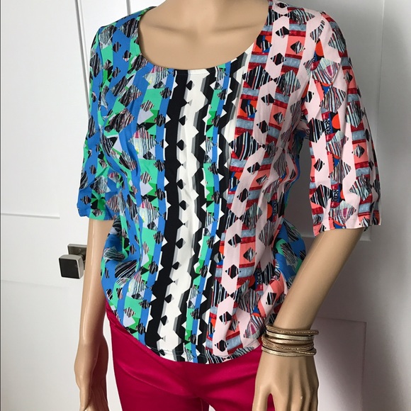 Tailor Made elbow long sleeves Blouse Size M - Picture 4 of 7