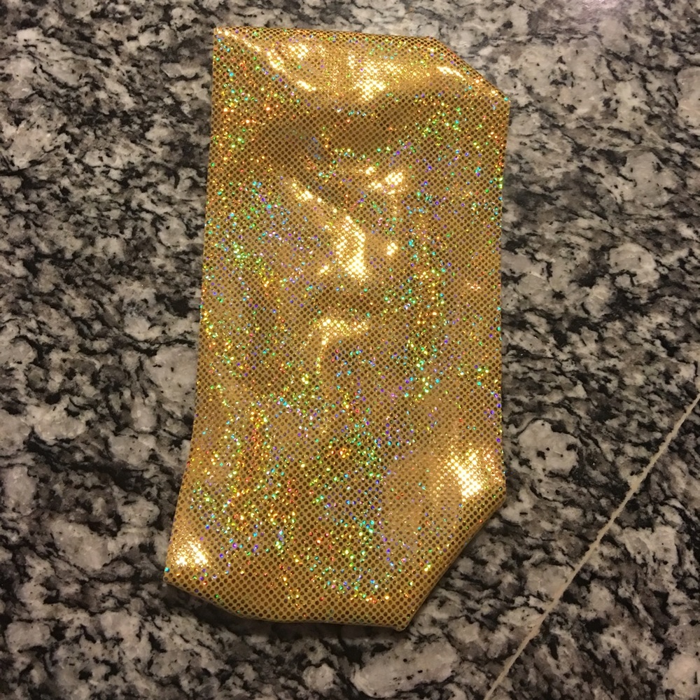 Gold Sparkle Elastic Headband