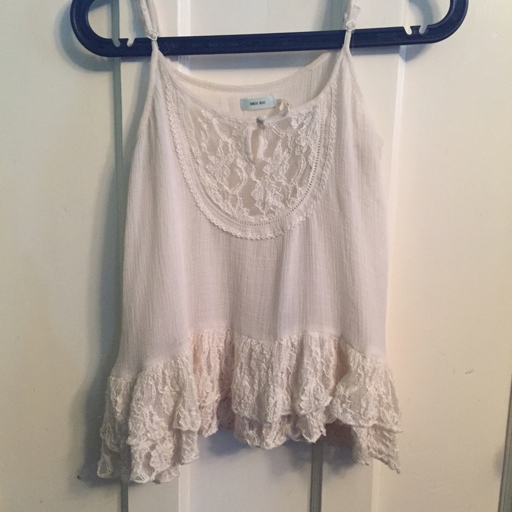 Kimchi blue lace tank top