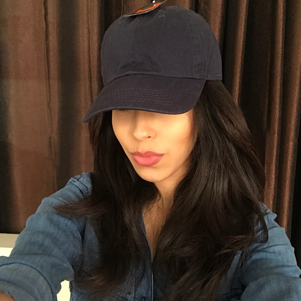 Restocked! NWT Trendy NYC Navy Blue Dad Hats!