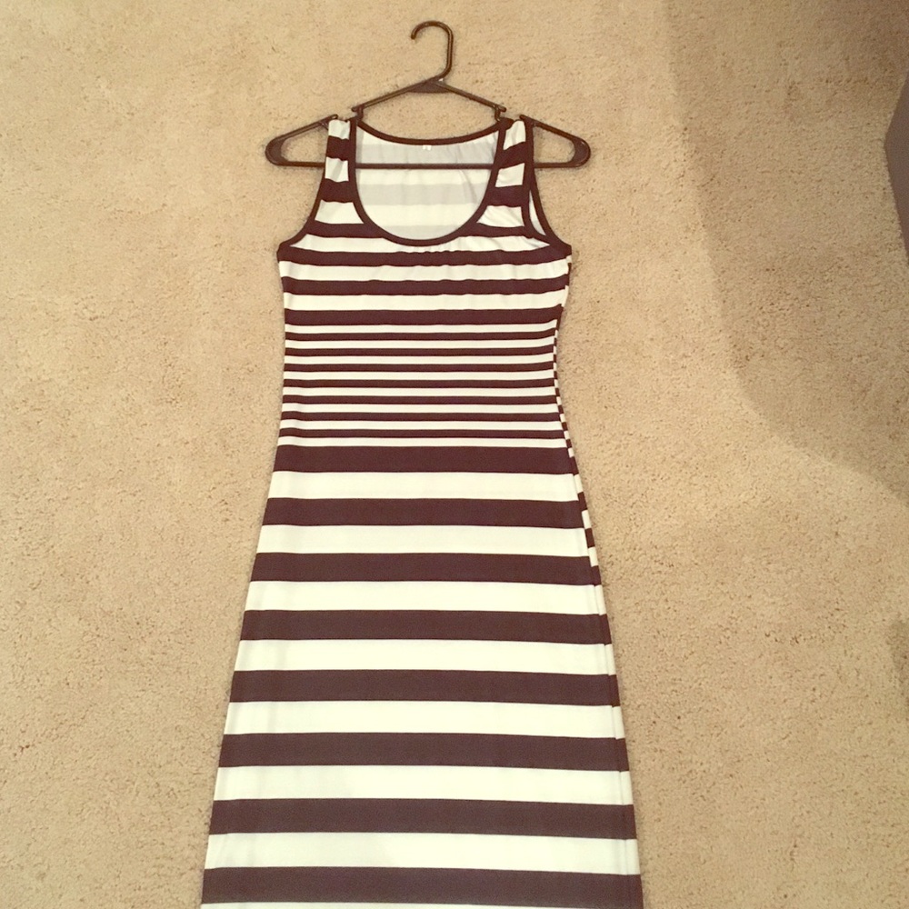 Black and white Maxi Dress
