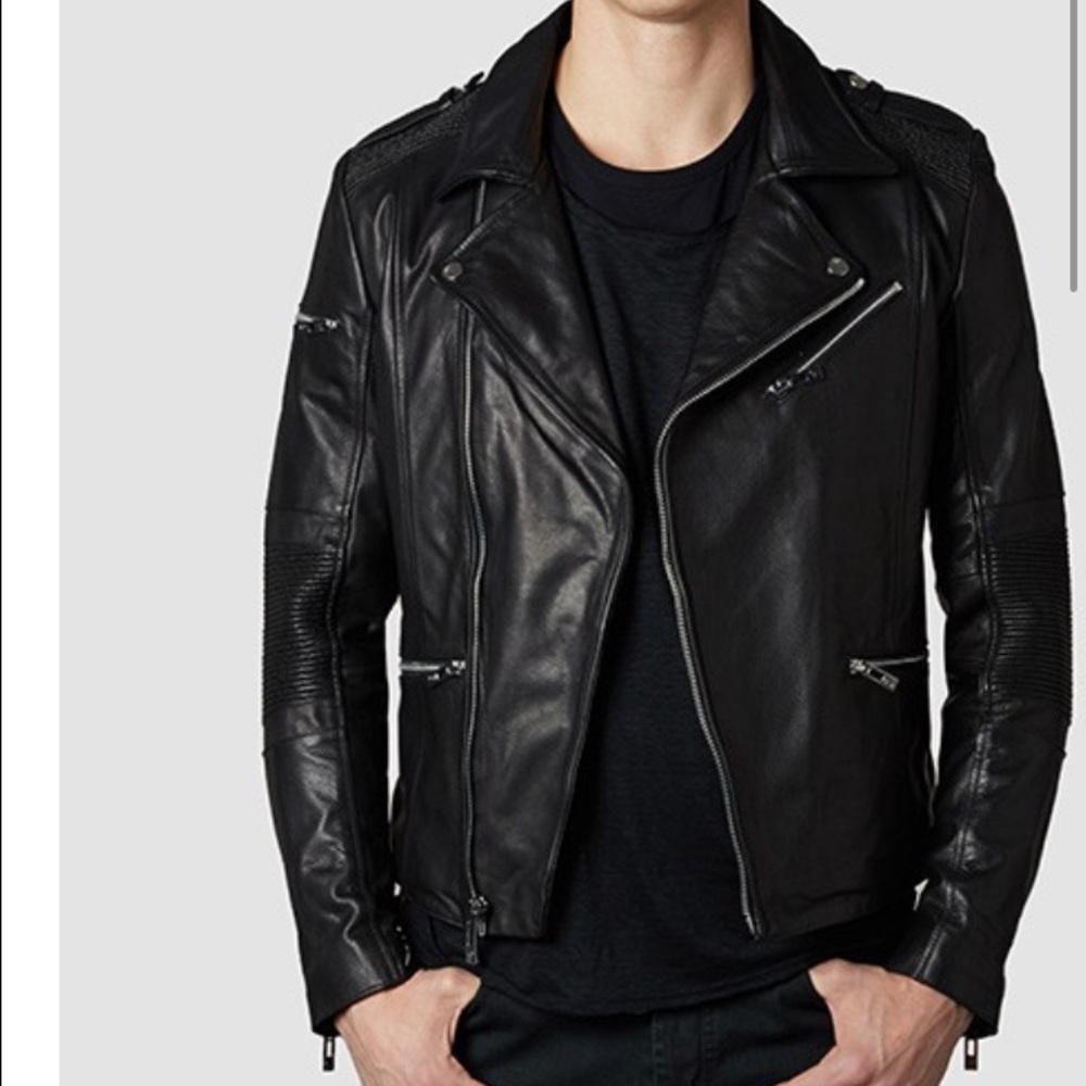 rogue REAL leather biker jacket