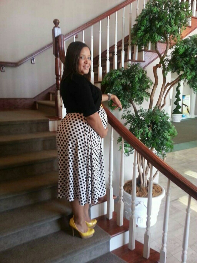 ASOS MATERNITY DRESS POLKA DOT