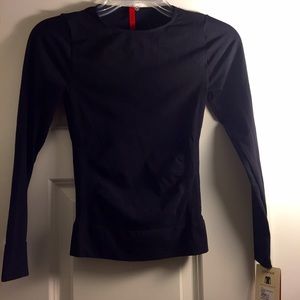 Spanx long sleeve coverage top - Size M