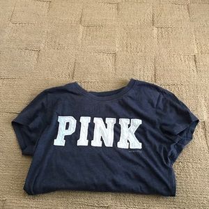 PINK from Victoria's Secret Navy T Shirt