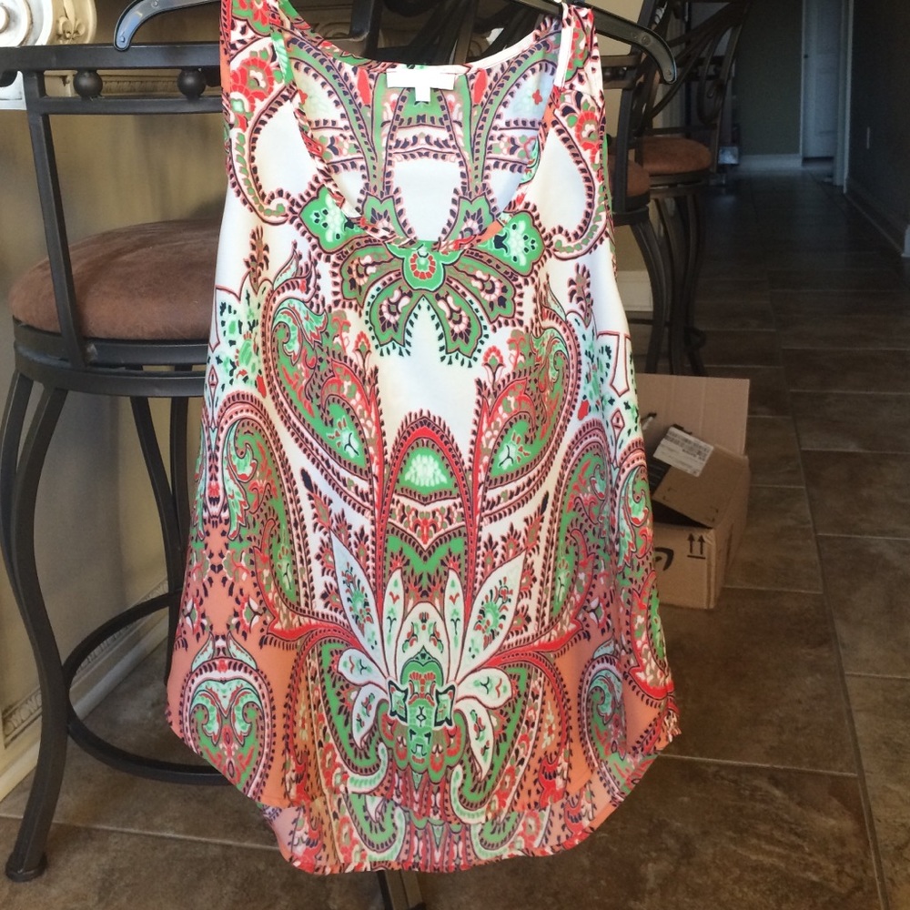 Tank top blouse