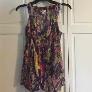 CAbi floral draped tank