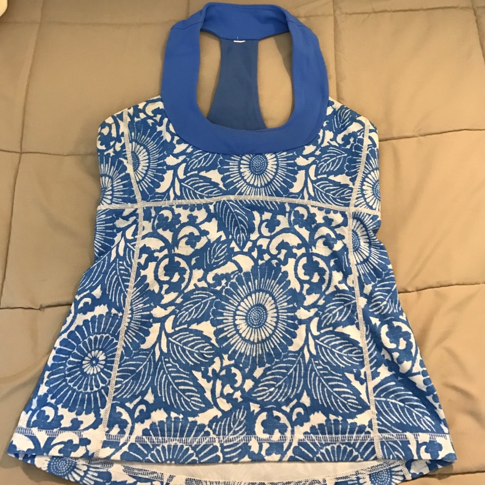 Lululemon workout bra top blue 6 *MOVING SALE*