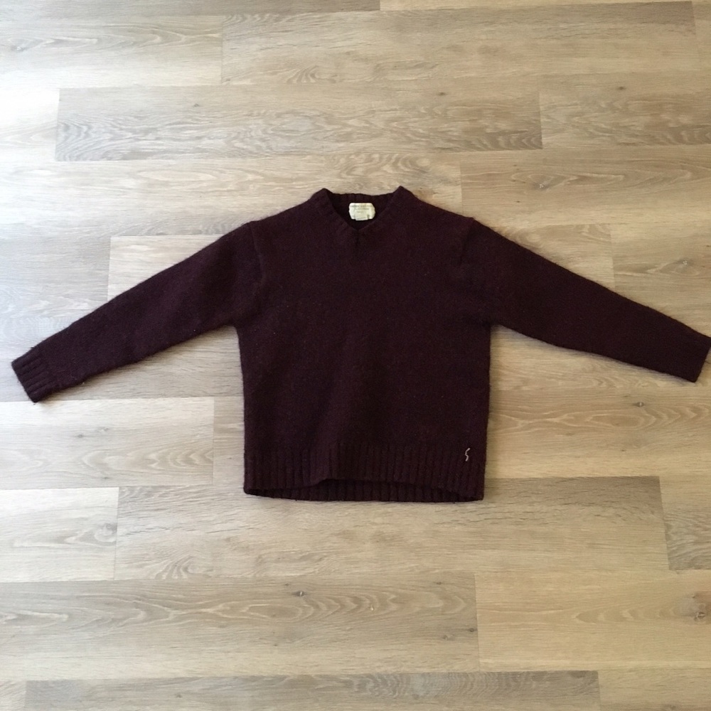 Cozy Wine Colored Sweater
